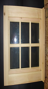 Menuiserie fabrication de portes en bois sur mesure Cordon Sallanches