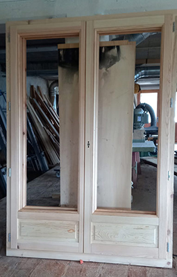 Menuiserie fabrication de portes en bois Cordon Sallanches